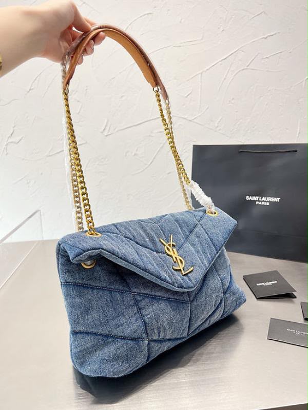 Saint Laurent Loulou Puffer bag i