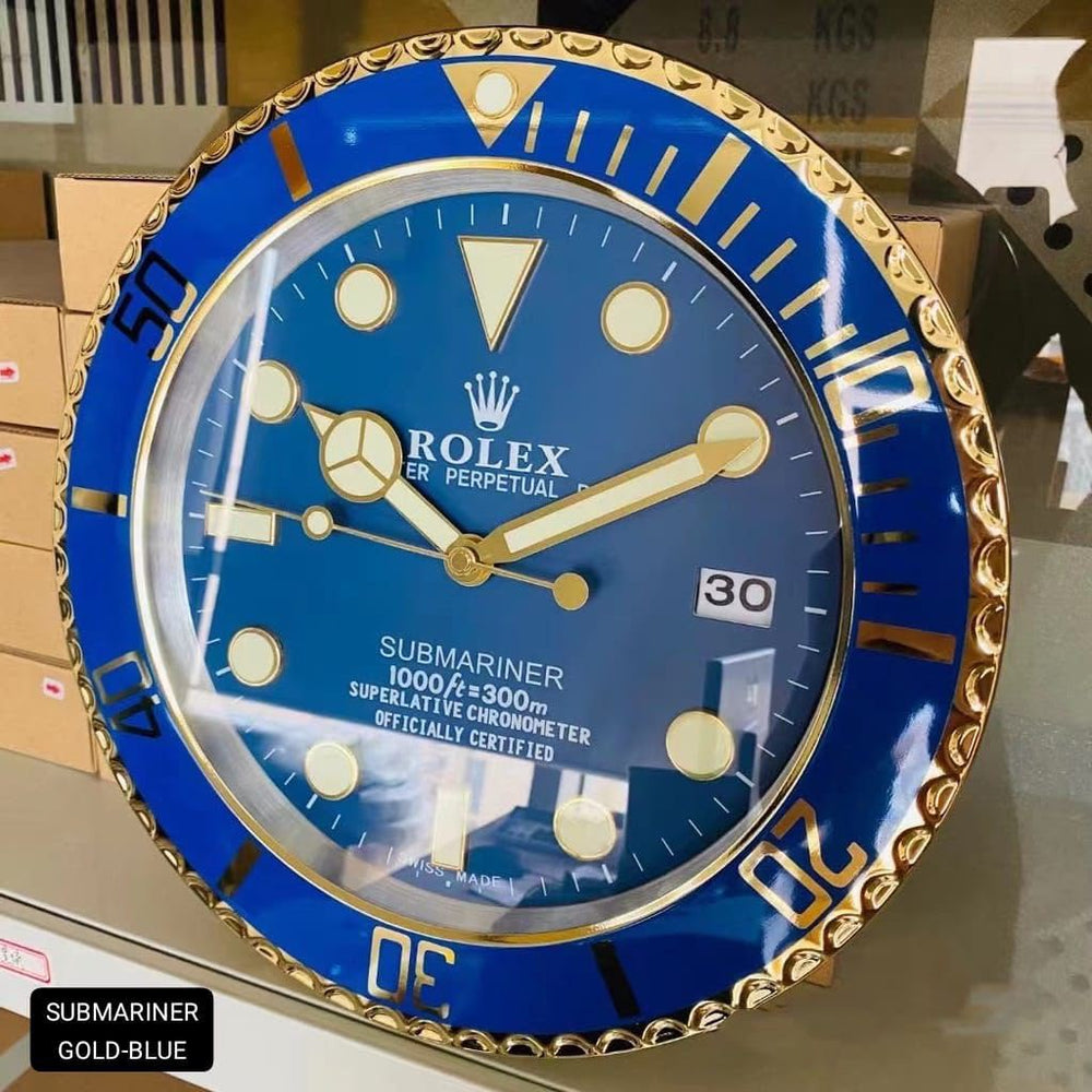 Rolex Submariner-style decorative wall clock