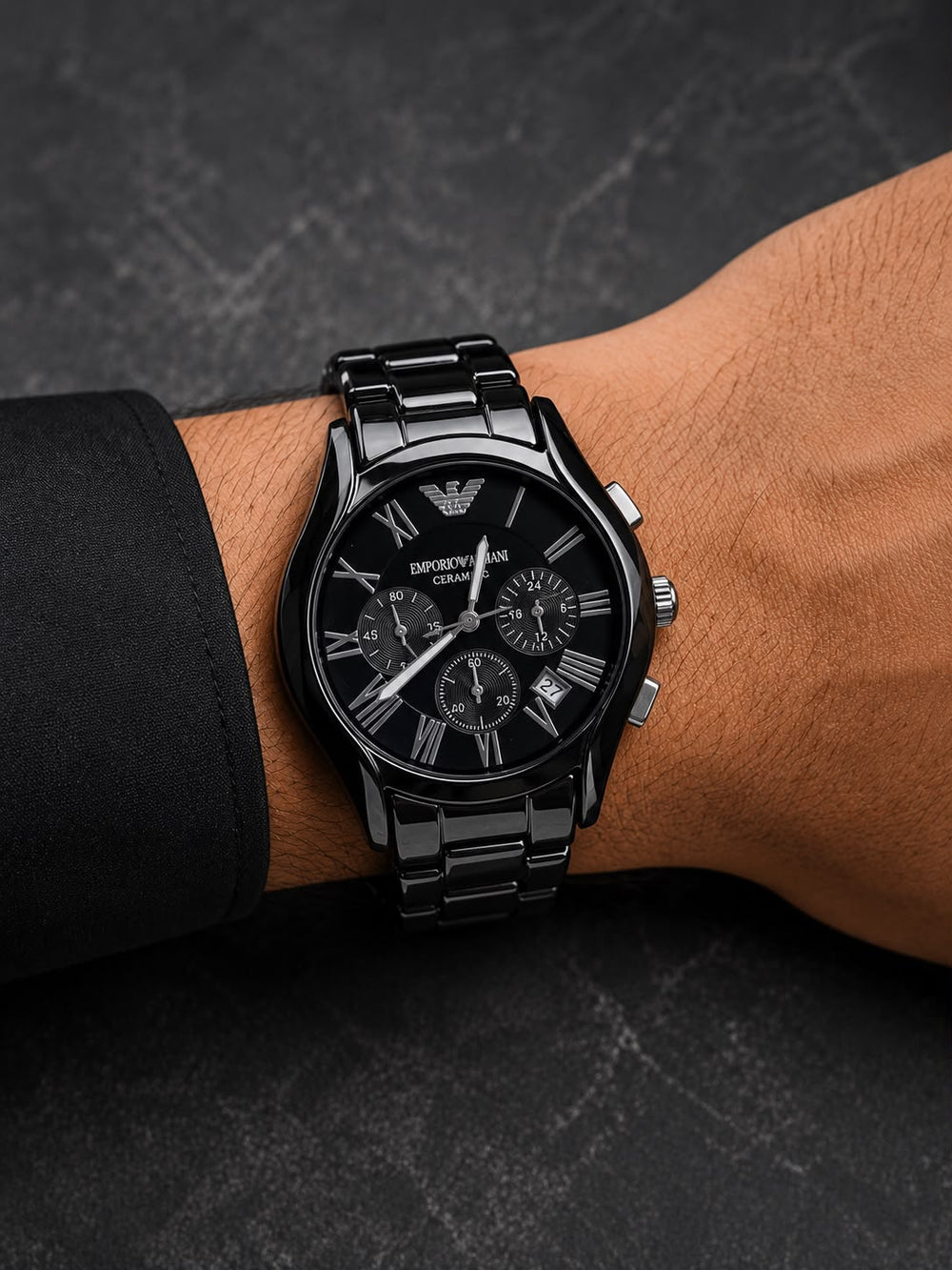 Emporio Armani Men's Ceramic Chronograph Watch