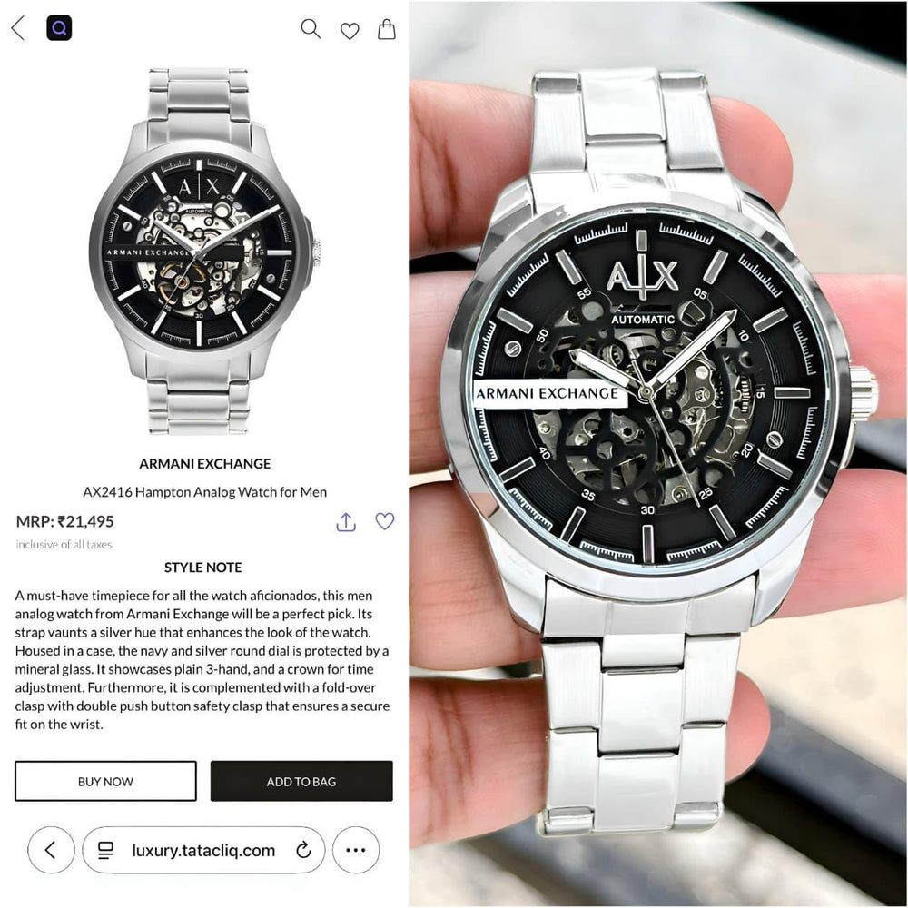 Armani Exchange Hampton Automatic