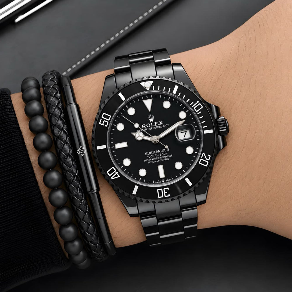 Rolex Submariner Full Black Watch | 12AA Quality Best Watch | Automatic