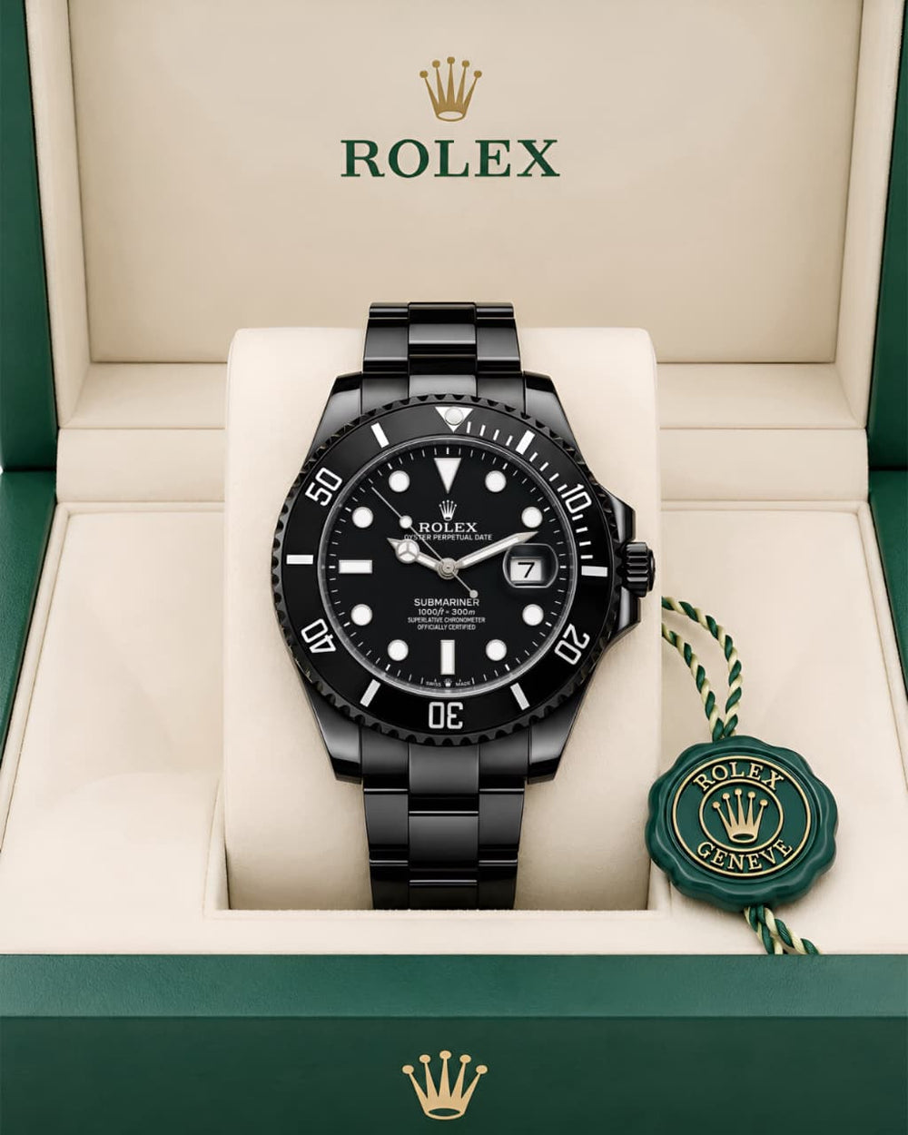 Rolex Submariner Full Black Watch | 12AA Quality Best Watch | Automatic