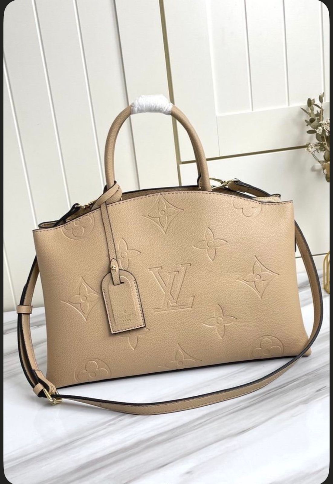 Beige Louis Vuitton