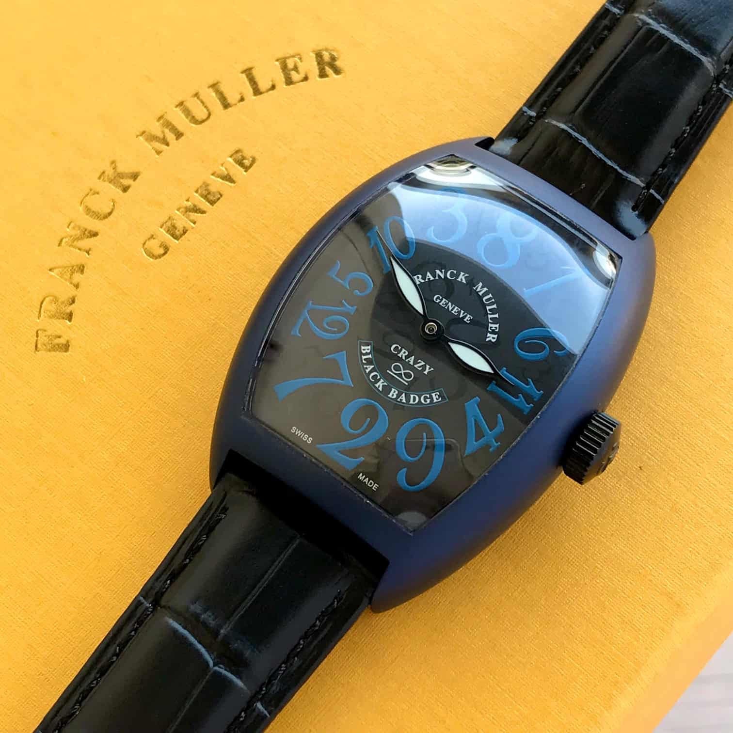 Frank Muller Crazy Hours Black Badge Automatic Mens Watch