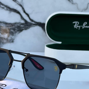 Ray ban METAL FULL BLACK POLARISED SUNGLASSES