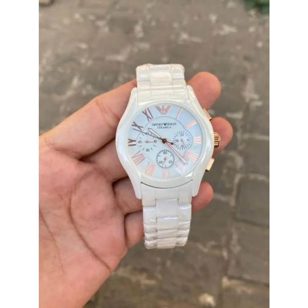 Armani Watch Ceramic For Men — zoomed view