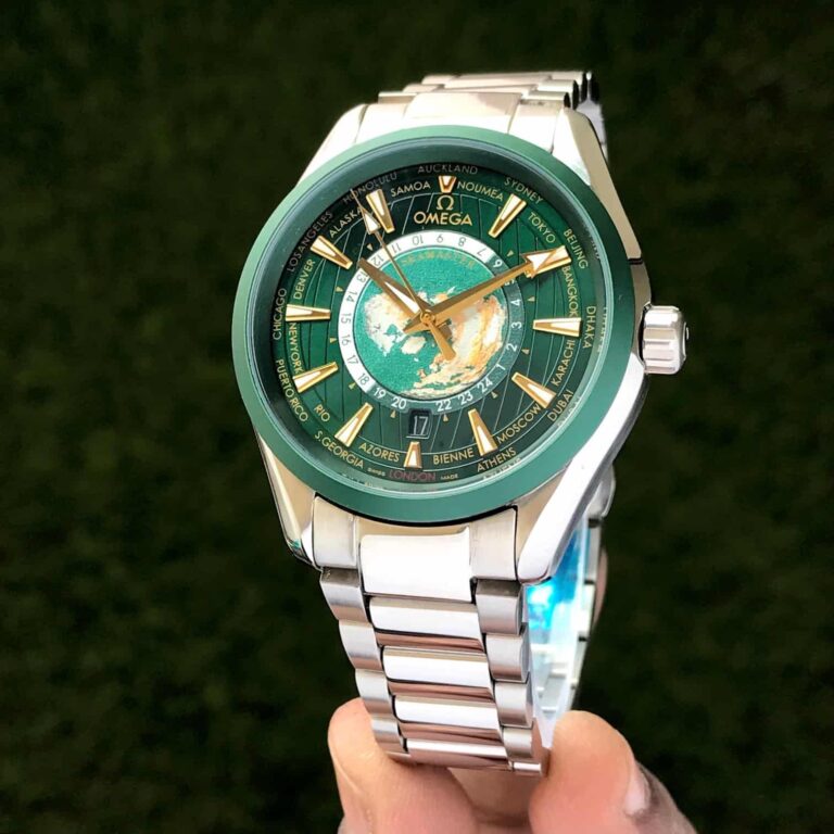 Omega Aqua Terra 150M Co-Axial Master Chronometer GMT Worldtimer 43 mm Mens Watch