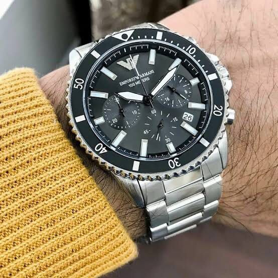 Emporio Armani AR11360 Chronograph’s Black Dial Mens Watch