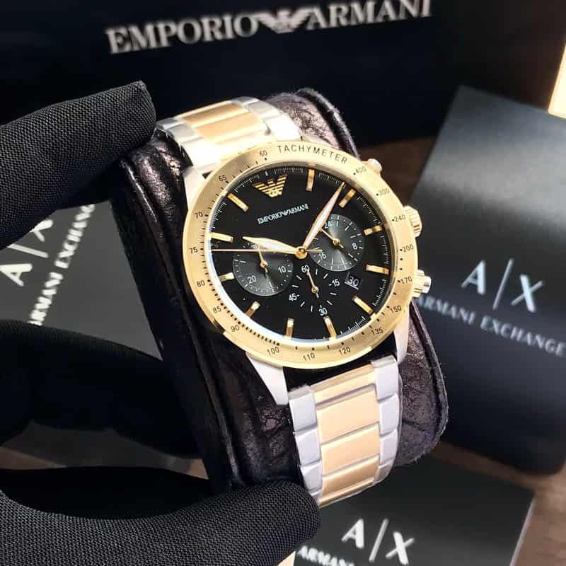 Emporio Armani AR11521 Original Quality Two Tone Men’s Watch