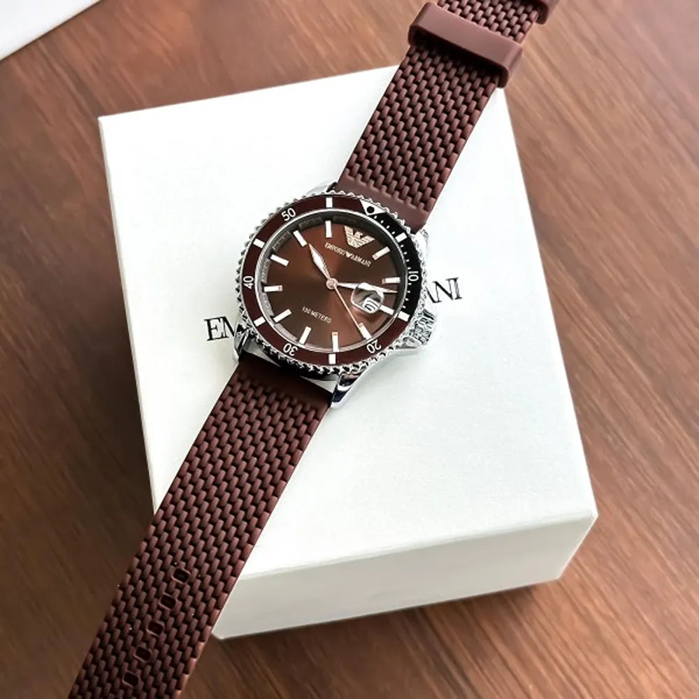 Buy Imported Emporio Armani Watch For Men With Brand Box — zoomed view