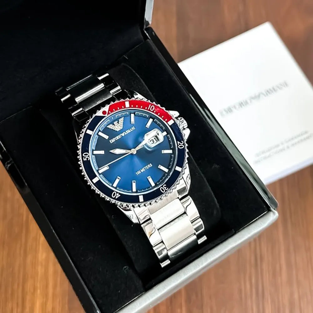 Buy Imported Emporio Armani Watch For Men With Brand Box — zoomed view