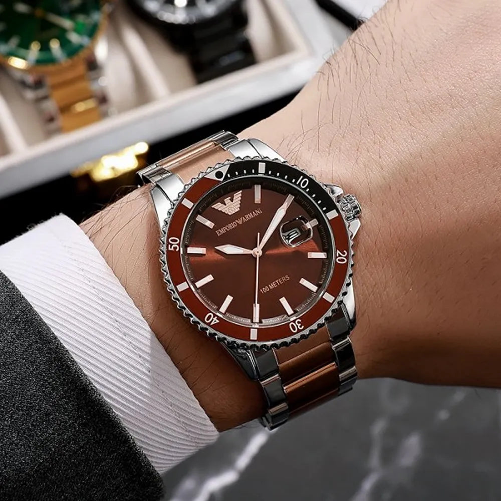 Buy Imported Emporio Armani Watch For Men With Brand Box — zoomed view