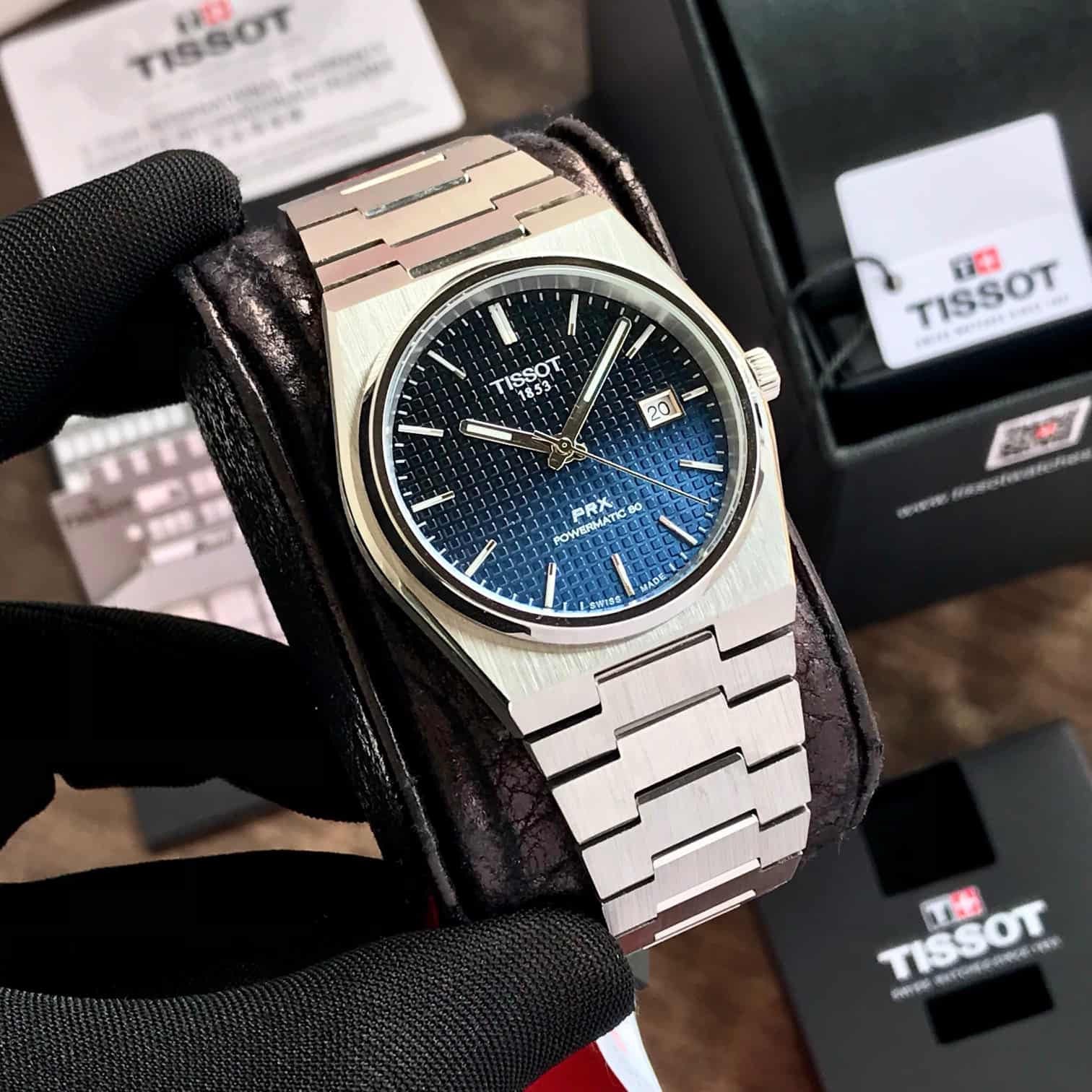 Tissot PRX Japanese Premium Quartz Watch For Men’s Watch — zoomed view