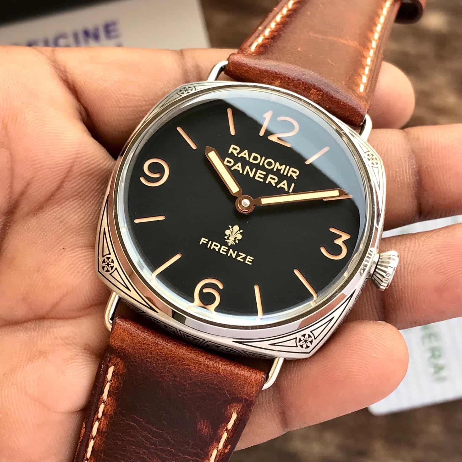 Panerai Radiomir Firenze 3 days Pam672 Semi ETA Automatic Mens Watch
