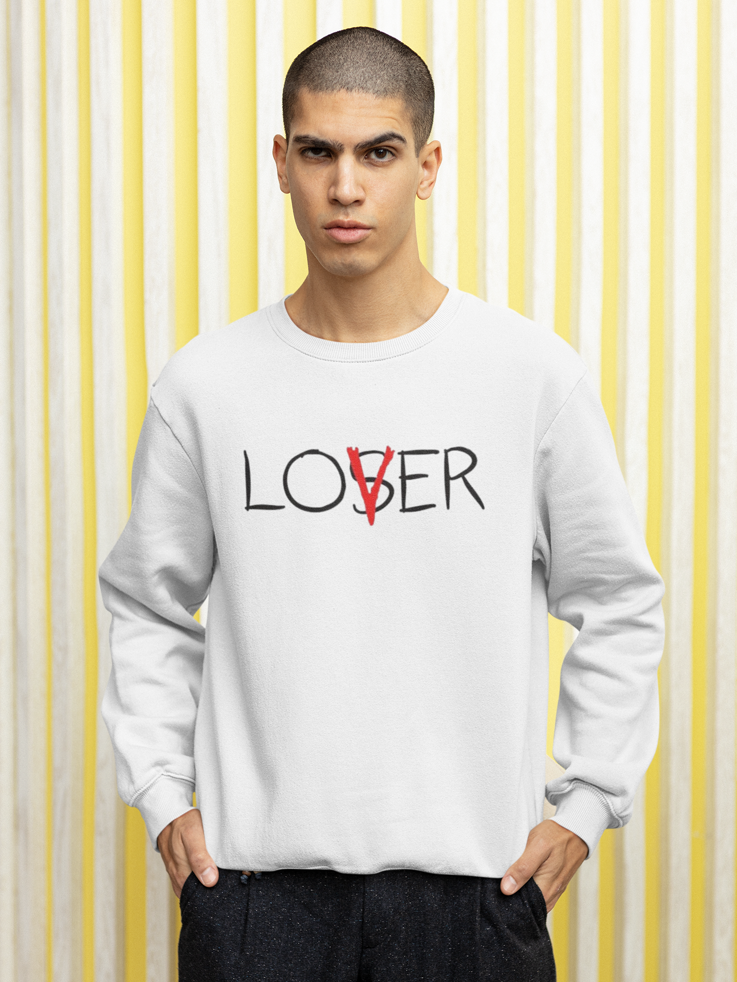 LOVER UNISEX HOODED SWEATSHIRTS