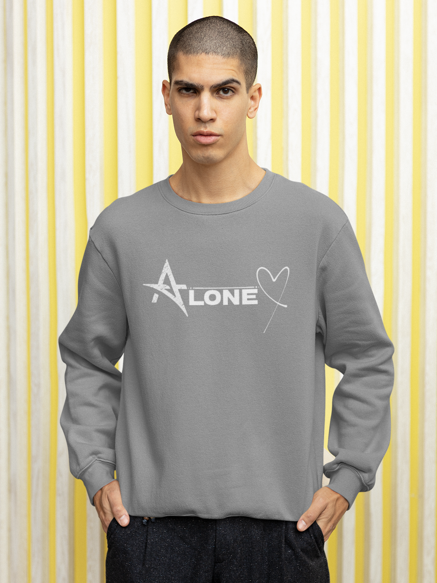 ALONE UNISEX SWEATSHIRTS