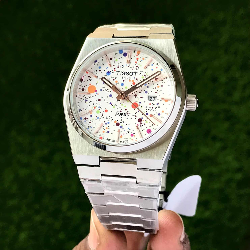 Tissot PRX Arctic Sky Dial Japanese Stainless Steel Men’s Watch