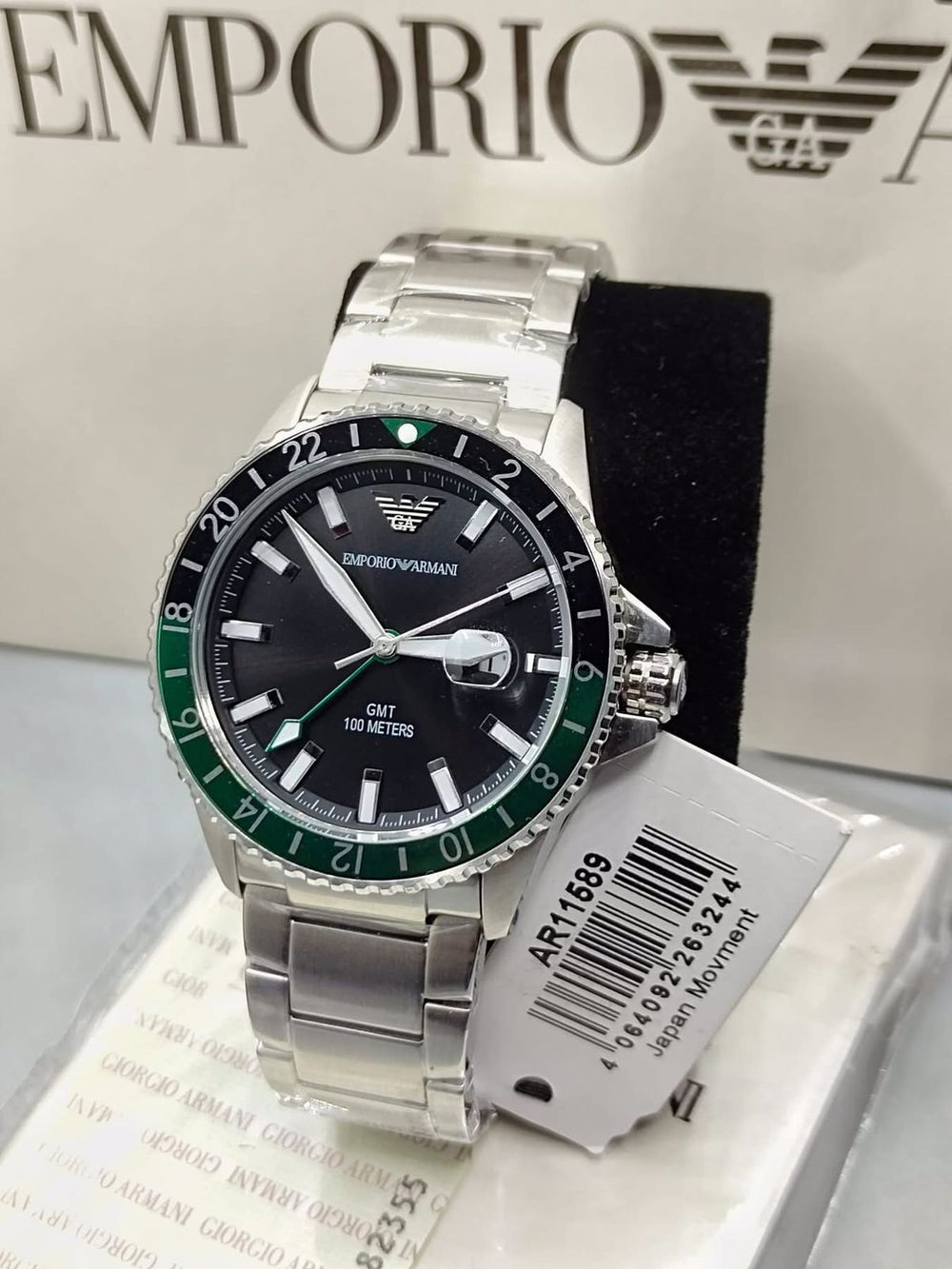 Emporio Armani AR11589 GMT Men’s Authentic Quality Watch