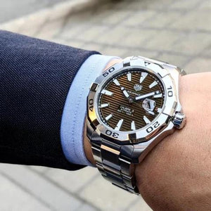 Tag Heuer Aquaracer Calibre 5 Sunrey Brown Dial 100% Authentic Quality Men’s Watch