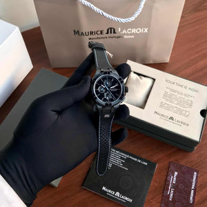 Maurice Lacroix Aikon Quartz Chronograph Black PVD Limited Edition Watch