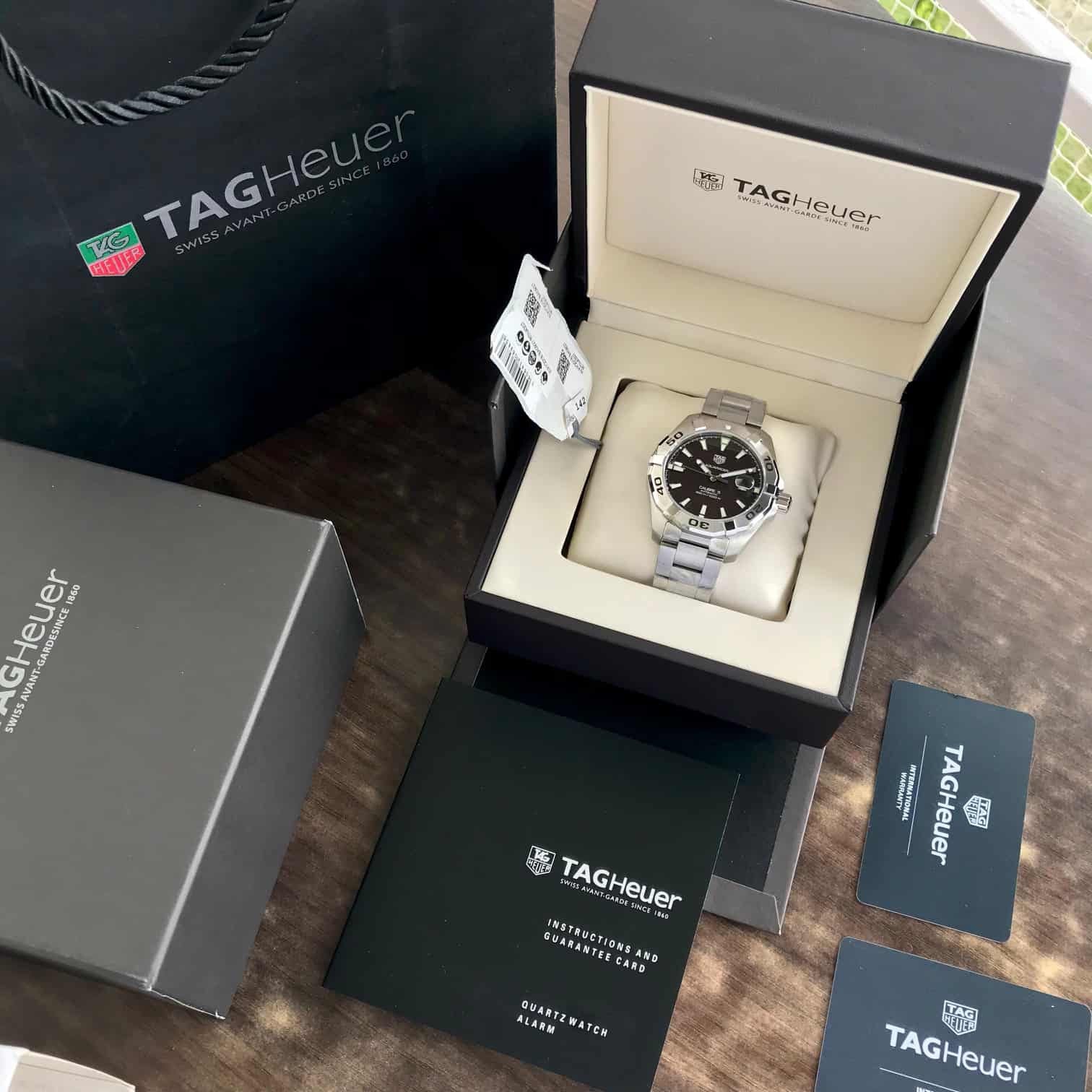 Tag Heuer Aquaracer Calibre 5 Sunrey Brown Dial 100% Authentic Quality Men’s Watch