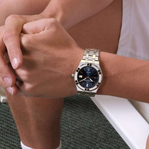 Maurice Lacroix Aikon Quartz 40mm Authentic Stainless Steel Blue Dial