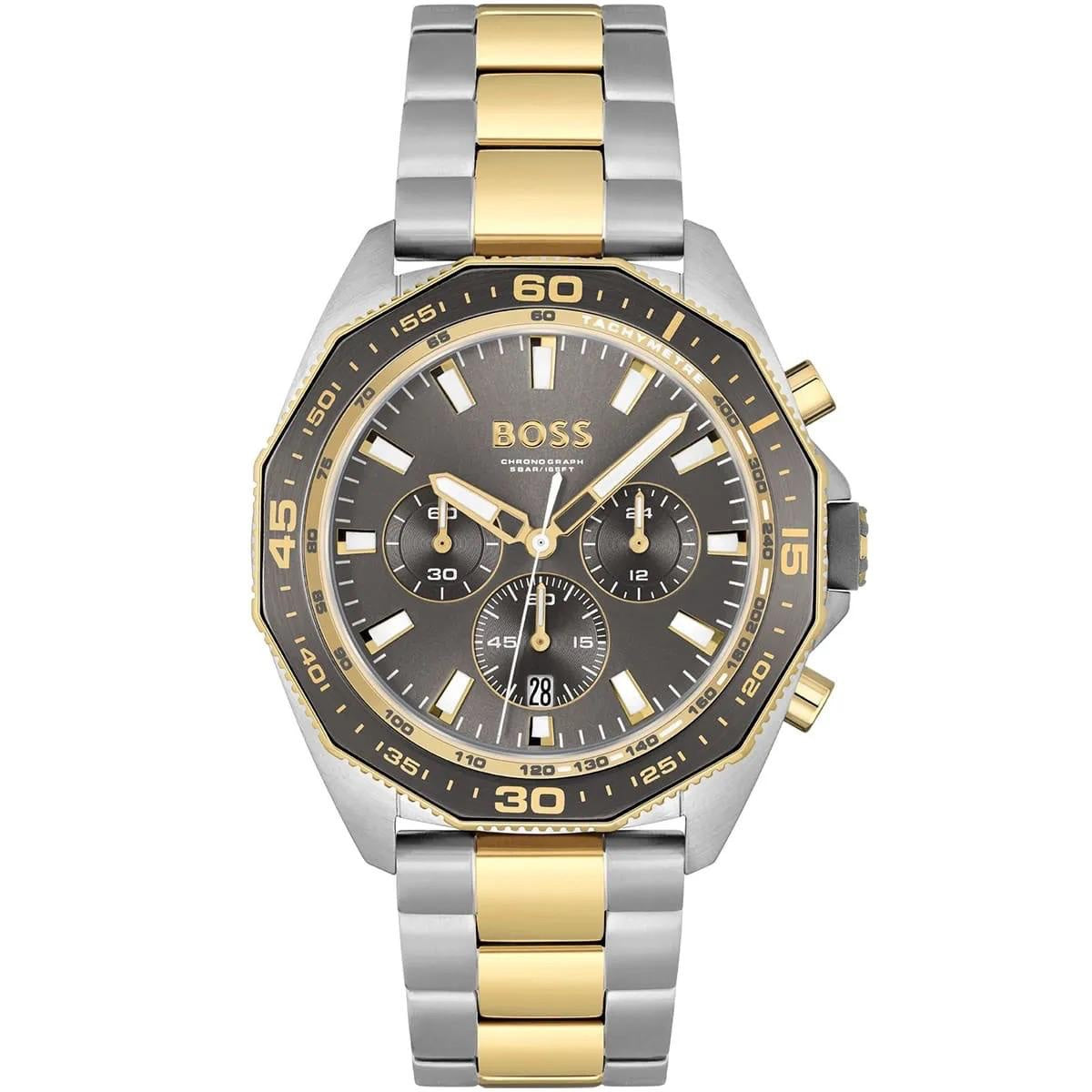 Hugo Boss 1513974 Men’s Grey Blue Dial Chronograph Men’s Watch — zoomed view