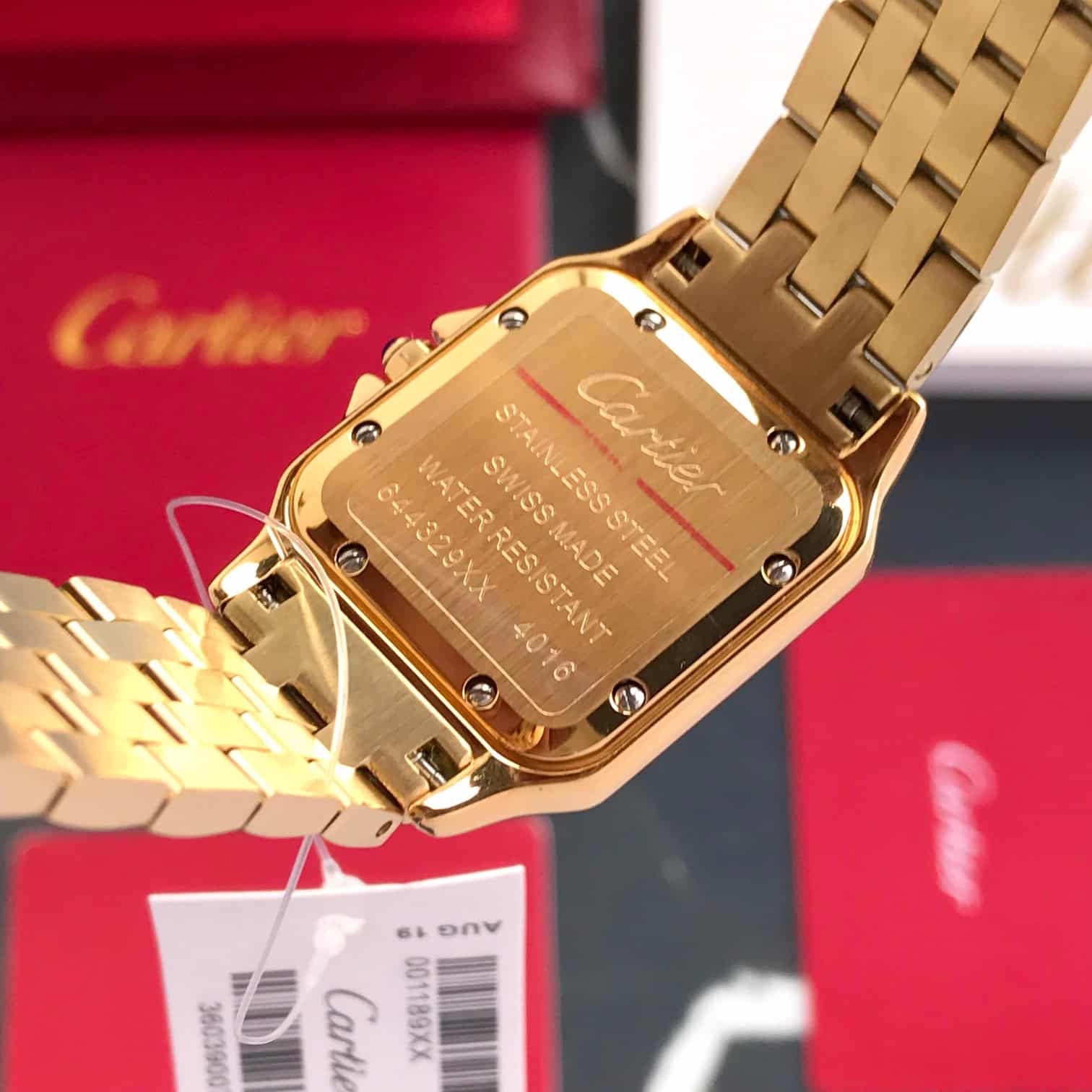 Cartier Panthere De Cartier Gold White Dial Japanese Quartz Women’s Watch