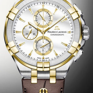 Maurice Lacroix Aikon Chronograph 44mm Authentic Mens Watch