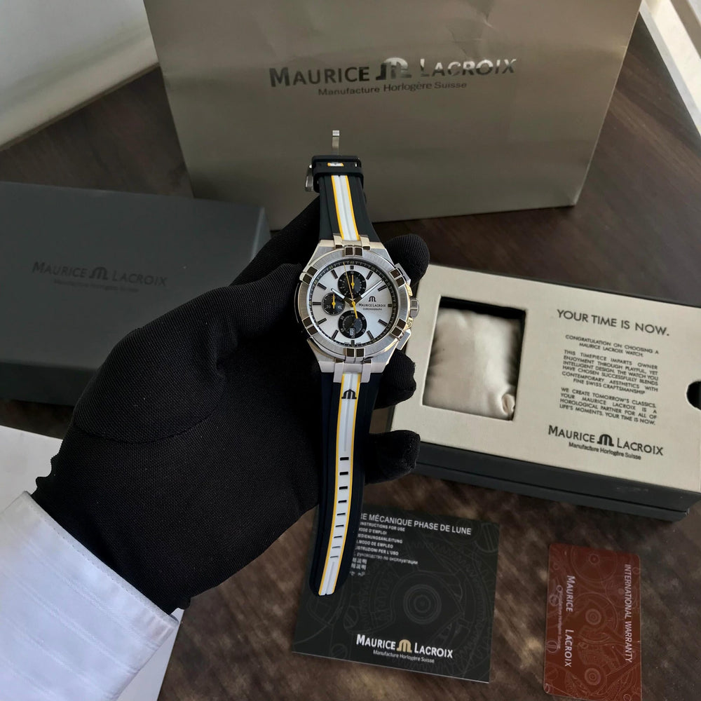 Maurice Lacroix Aikon Quartz Chronograph Authentic Watch