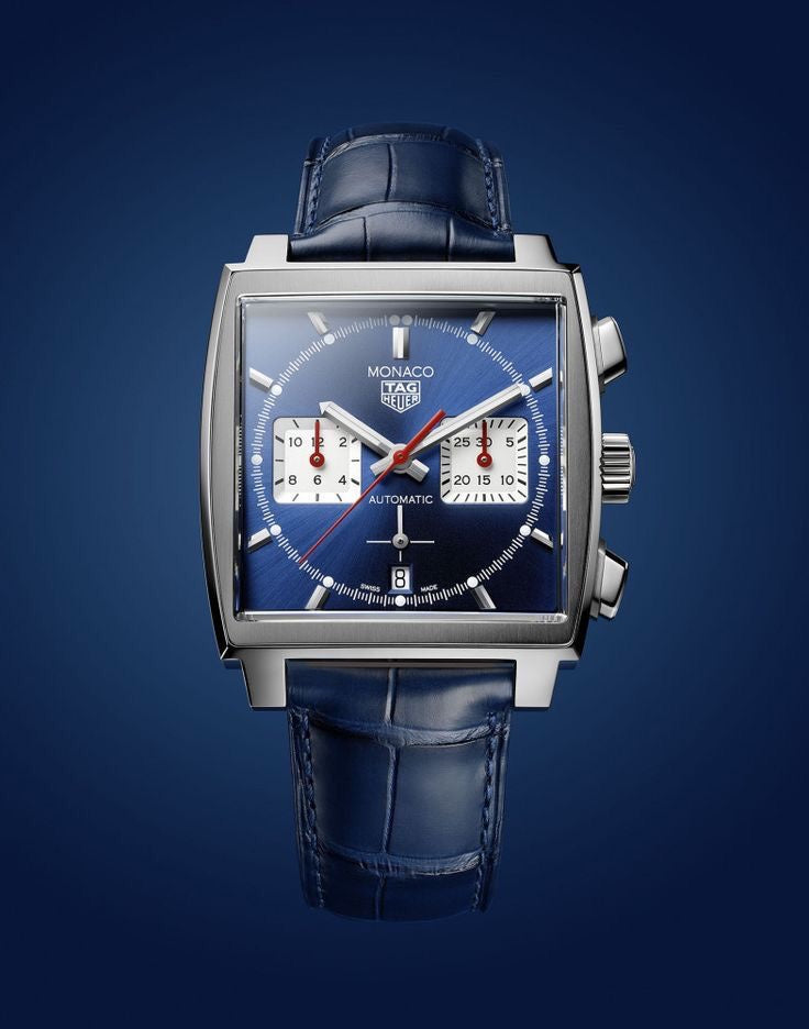 Tag Heuer Monaco Limited Edition Blue Japanese Mens Watch