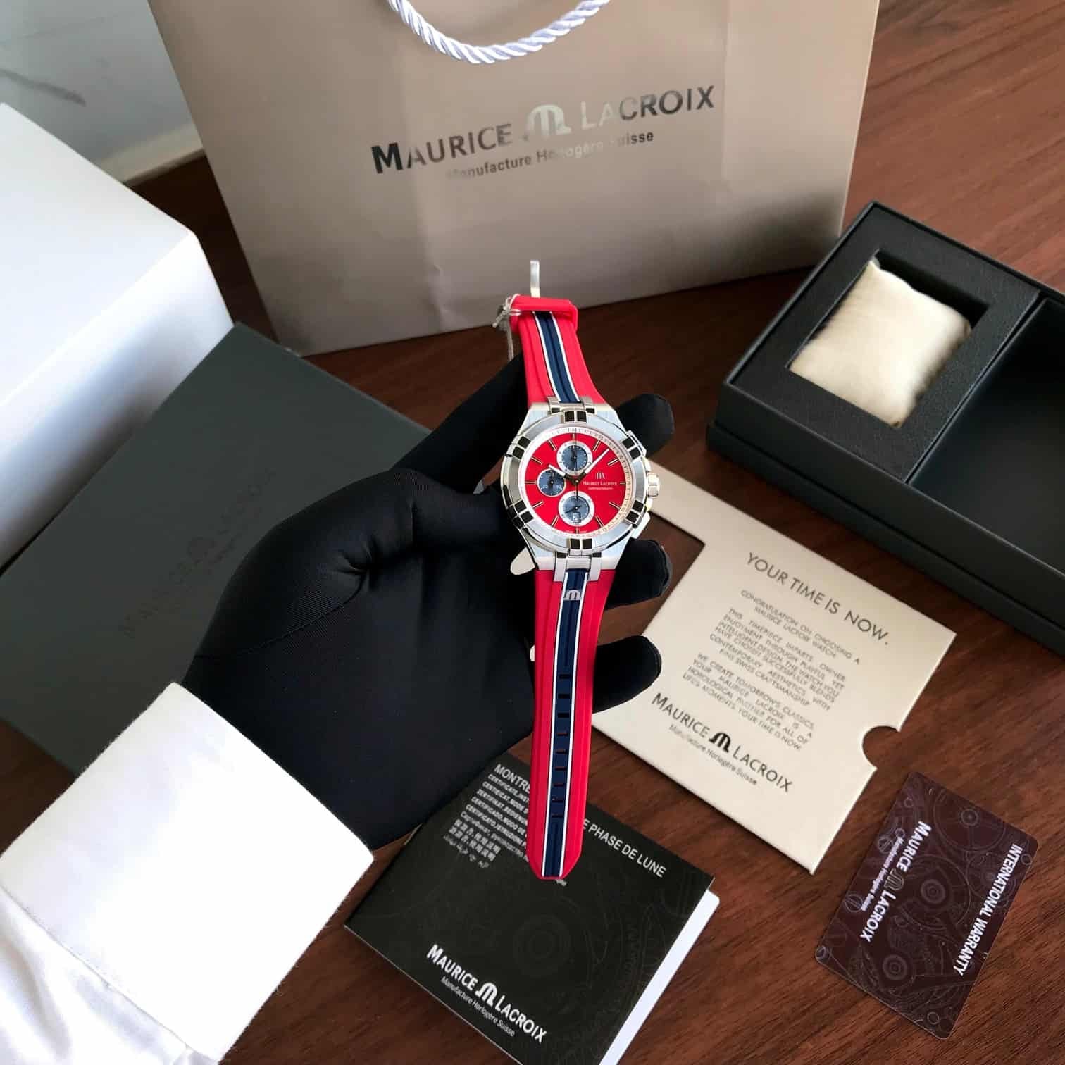 Maurice Lacroix Aikon Quartz Supermarine Chronograph’s Mens Watch
