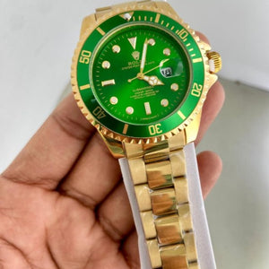 Rolex Gold and Green Submariner Automatic Japan Quality