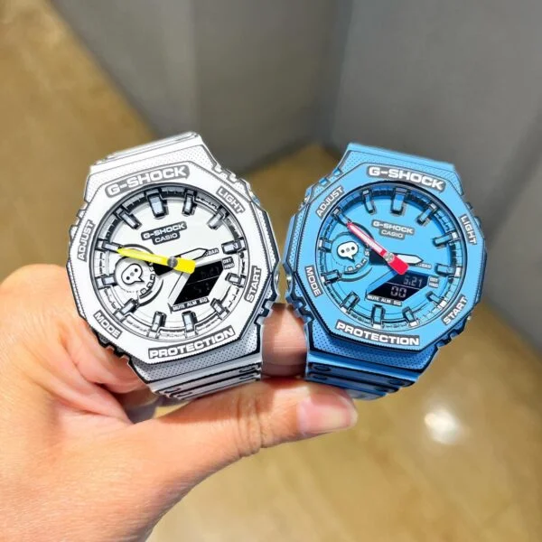 GShock-GA-2100MNG White (Analog Digital Watch)