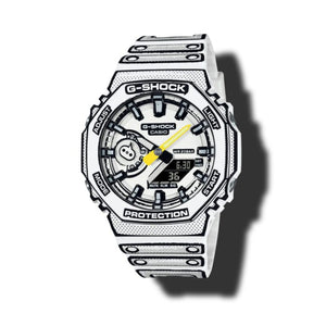 GShock-GA-2100MNG White (Analog Digital Watch)