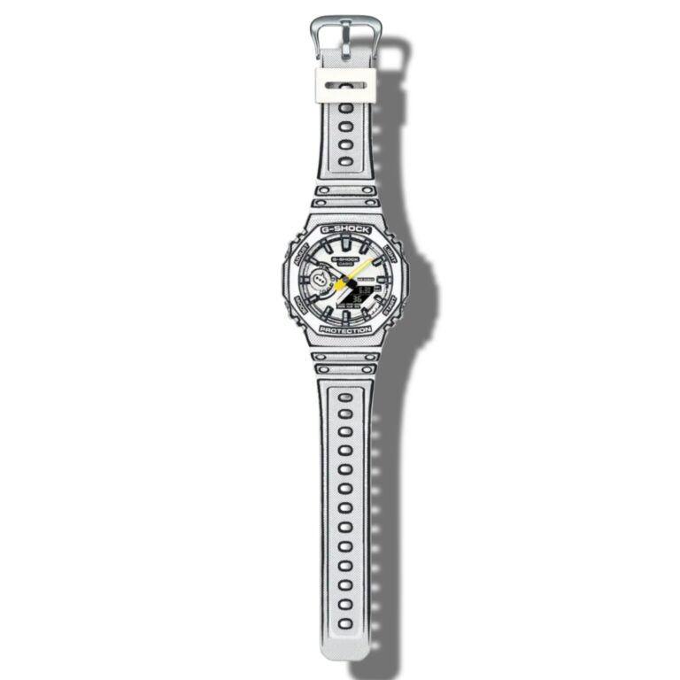 GShock-GA-2100MNG White (Analog Digital Watch)