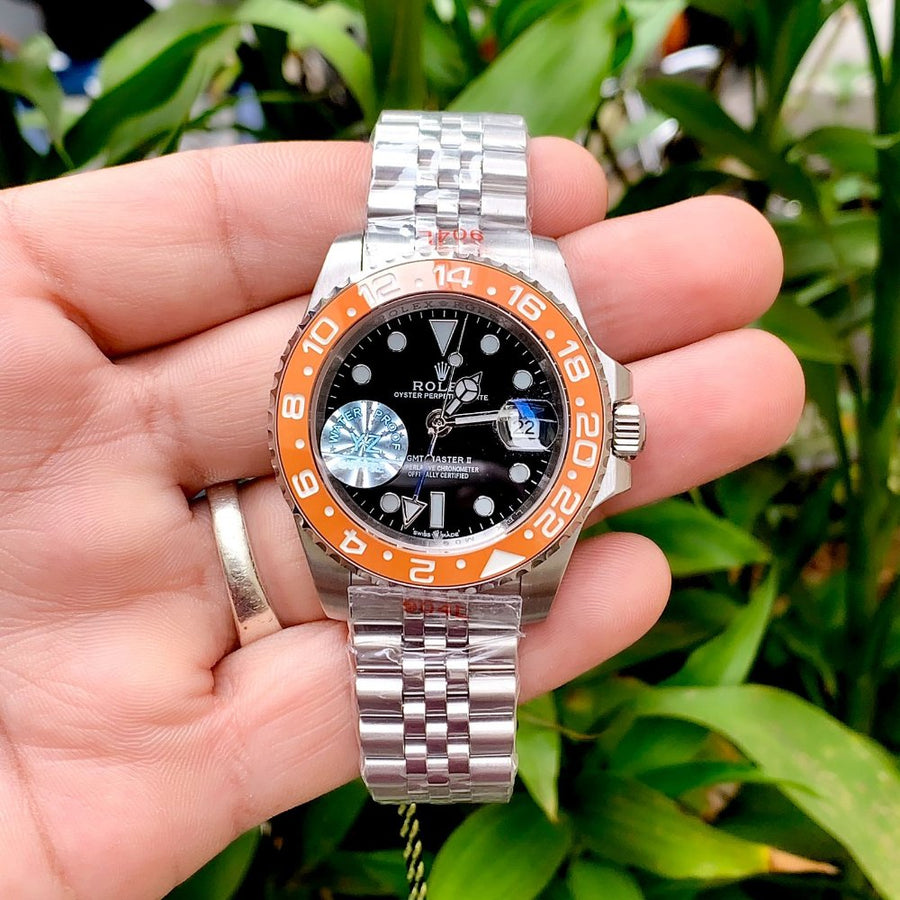 Rolex Gmt Master 2 Sliver & Black