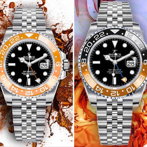 Rolex Gmt Master 2 Sliver & Black