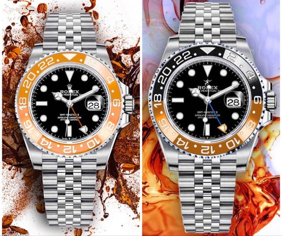 Rolex Gmt Master 2 Sliver & Black