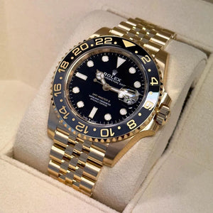 Rolex GMT Master || Full Gold  & Black Dial Japan made
