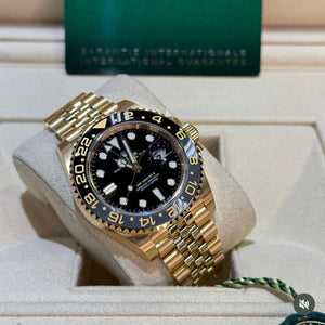 Rolex GMT Master || Full Gold  & Black Dial Japan made