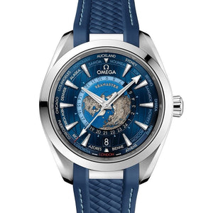 Omega Seamaster Aqua Terra Blue Japanese Automatic Mens Watch
