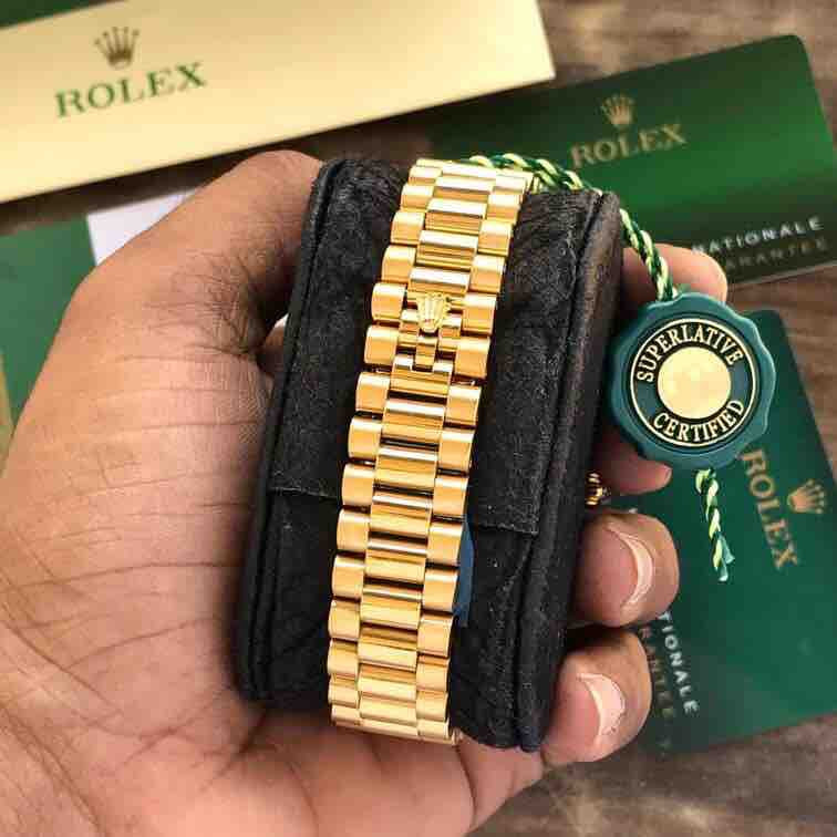 Rolex Date Just 41Yellow Gold Tone & White Dial Jubli Chain Japanese Automatic Master Quality Men’s Watch