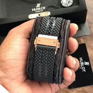 Hublot Big Bang Rosegold Black  Automatic Mens Watch