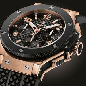 Hublot Big Bang Rosegold Black  Automatic Mens Watch