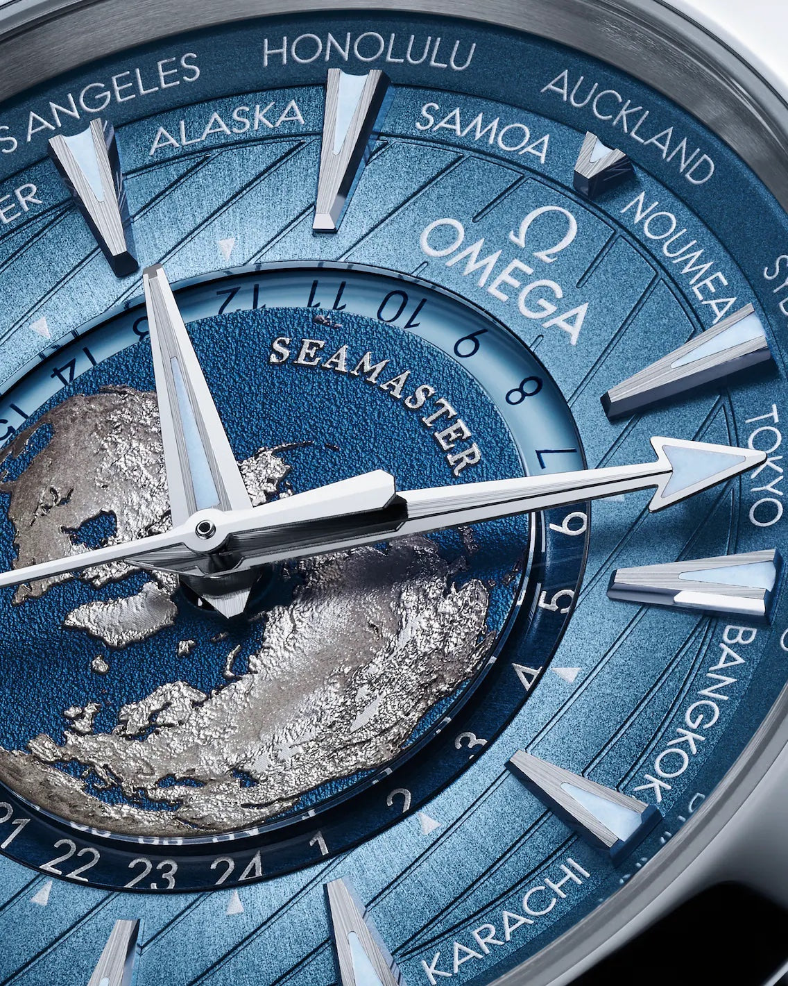 Omega Aqua Terra World Map Dial Seamaster Limited Edition – Imported Automatic Men’s Watch