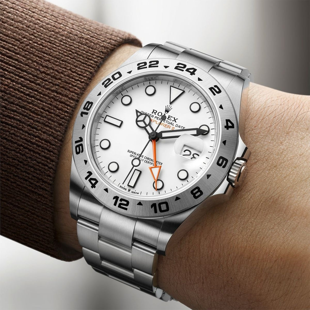 Rolex Explorer || Premiums Automatic Stainless Steel White Dial Mens Watch
