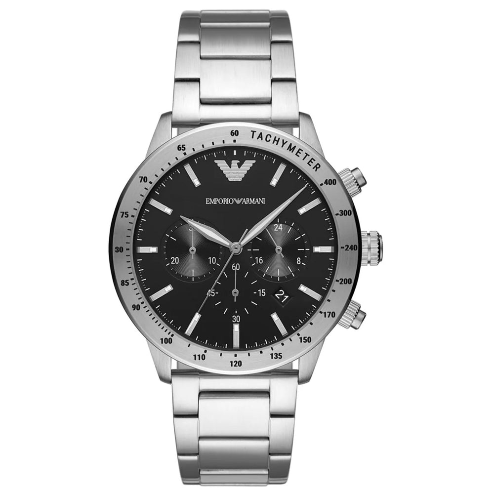Emporio Armani AR11241 Analog Stainless Steel Black Dial Men’s Watch