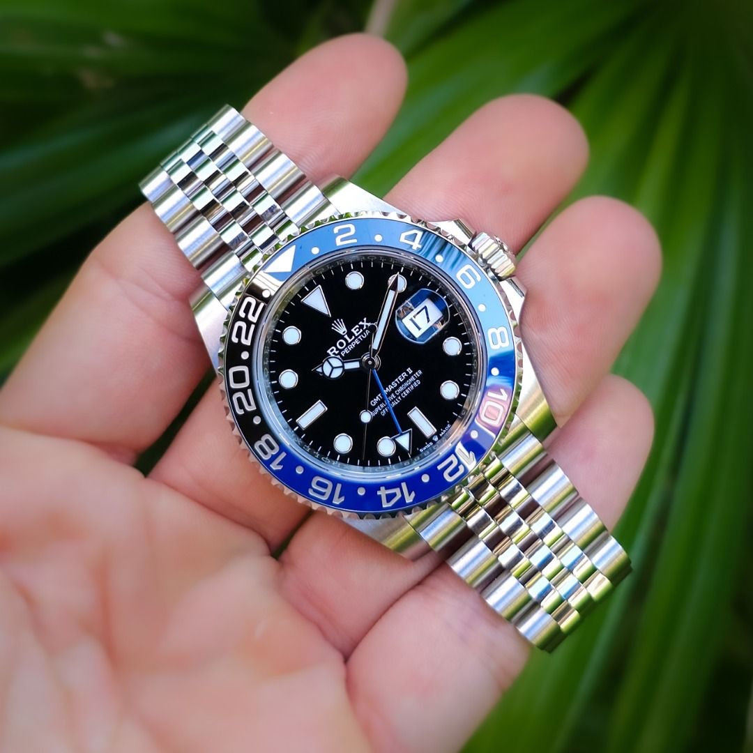 Rolex GMT Matser || Batman Limited Edition Silver Blue Japanese Automatic Master Quality Mens Watch