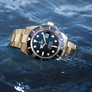 Rolex Submariner Stainless Steel Full Gold & Black Dial Japanese Automatic Master Quality Men’s Watch